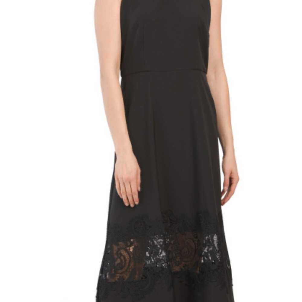 Anne Klein Elegant Black Sleeveless Dress